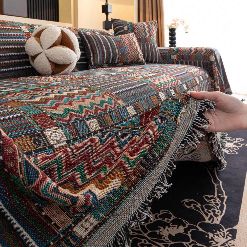 BowLift | Aurora Stripes Boho Sofa Cover