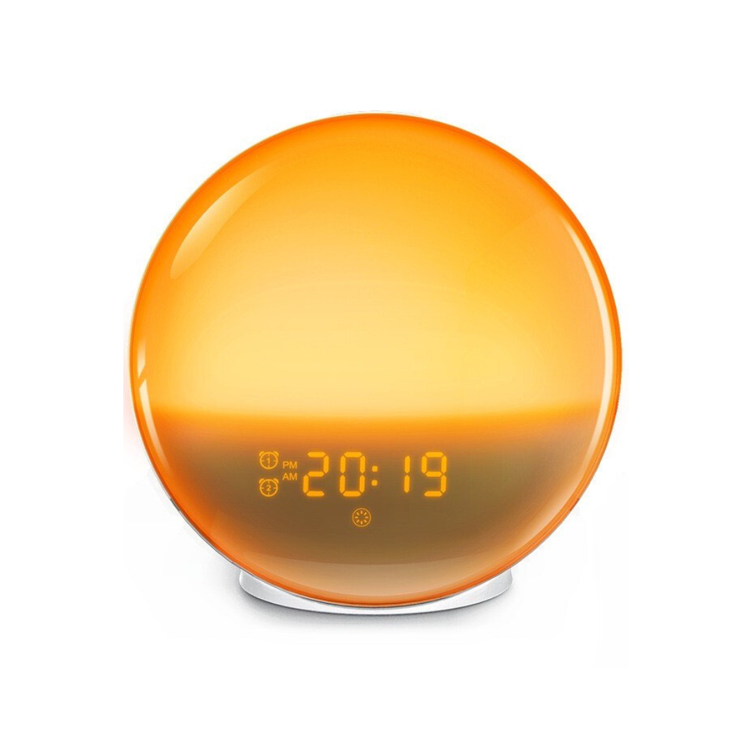 BowLift | GlowRise Natural Wake-Up Light Alarm Clock with Sunrise & Sunset Simulation