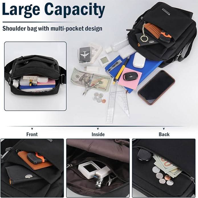 BowLift | Waterproof Men's Shoulder Bag with Anti-Theft Design