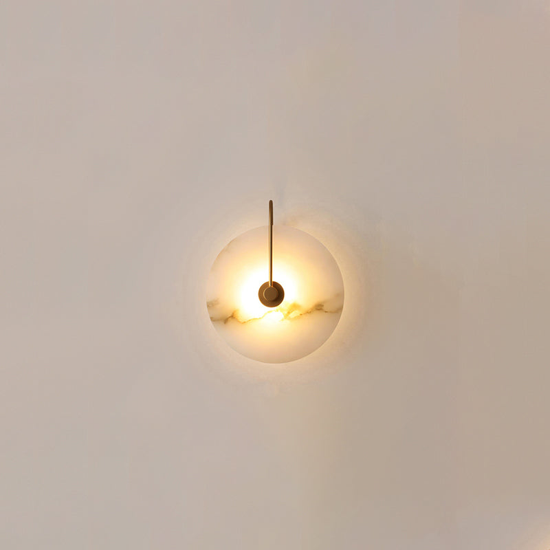 BowLift | White Alabaster Wall Lamp