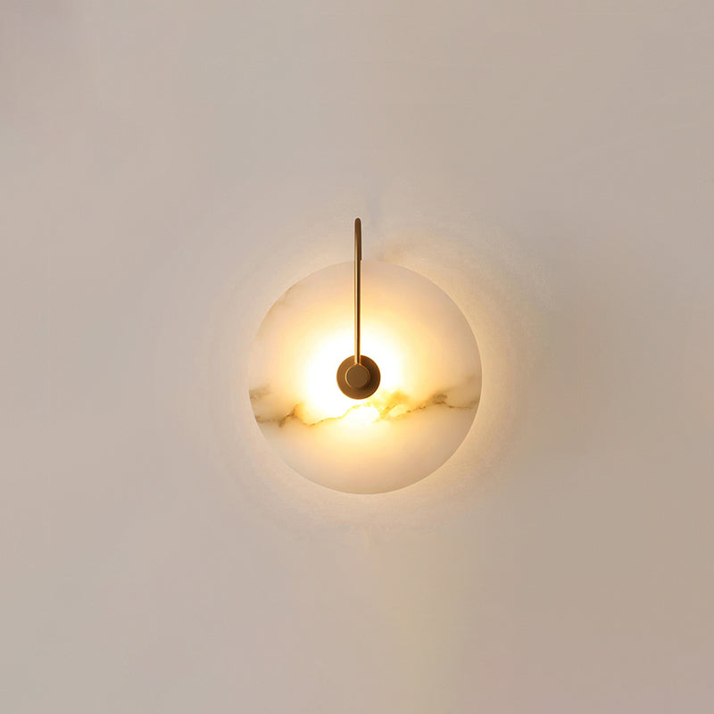 BowLift | White Alabaster Wall Lamp