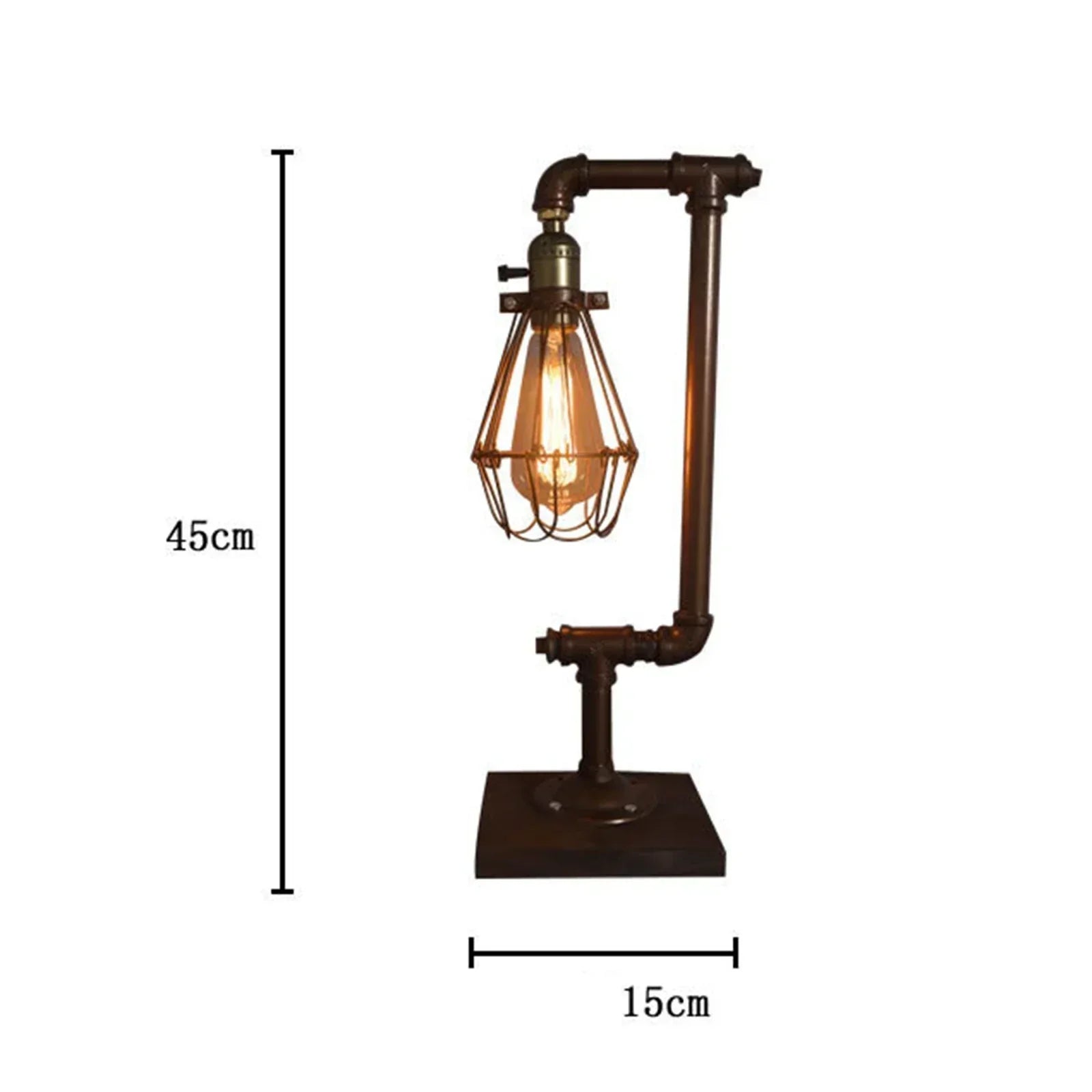 BowLift | RetroCharm – Retro table lamp made of metal
