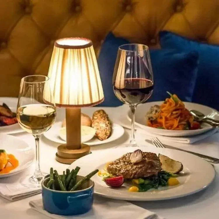 BowLift | ShineBeam - Chic Wireless Table Lamp Design