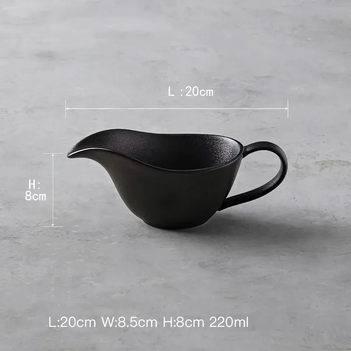 BowLift | Elegant Ceramic Gravy Boat for Sauces and Dressings - 220ml