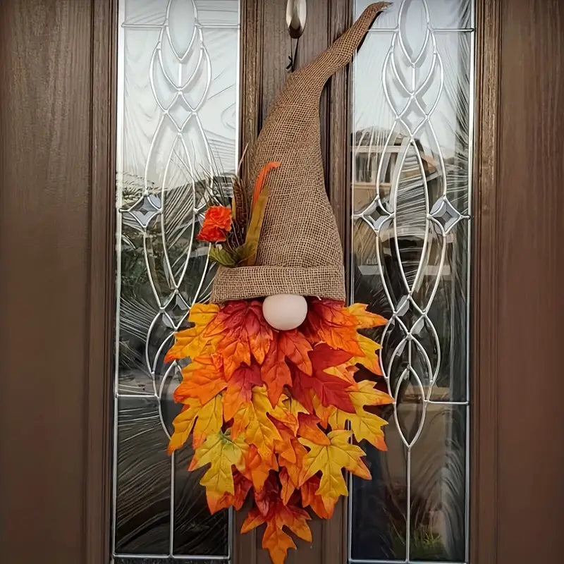 BowLift | Fall Maple Gnome Front Door Hanger