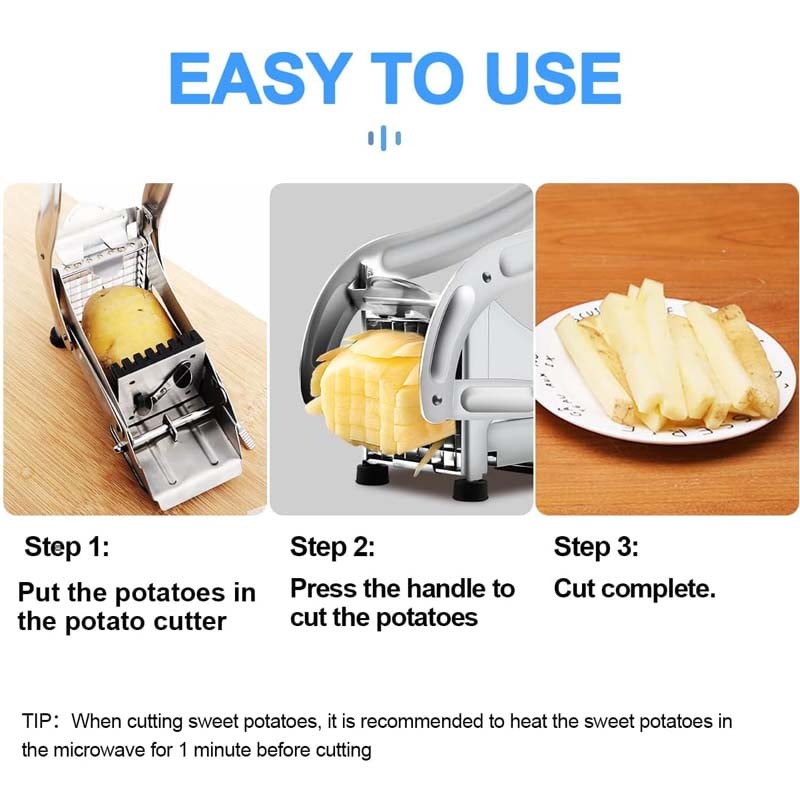BowLift | Wooden Handle Potato Chips Slicer