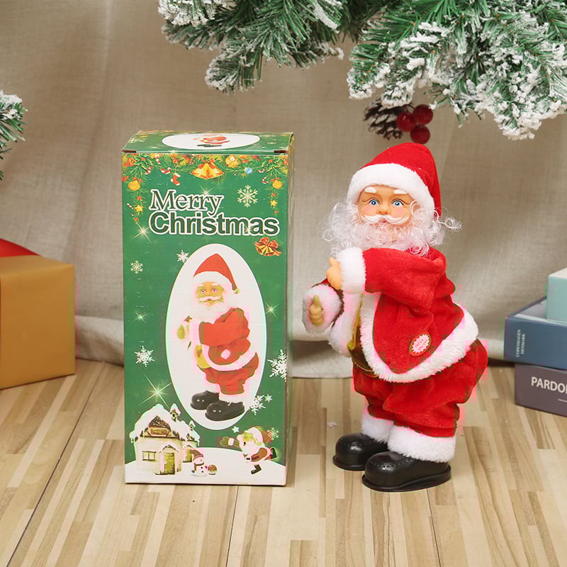 BowLift | Dancing & Singing Santa Claus | Movable Santa Figure with Music | Fun Christmas Decoration & Gift Idea