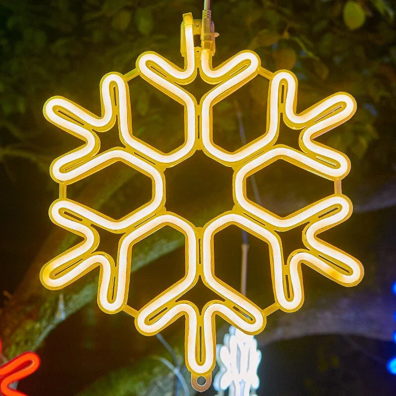 BowLift | Waterproof LED Snowflake Light for Festive Winter Decoration