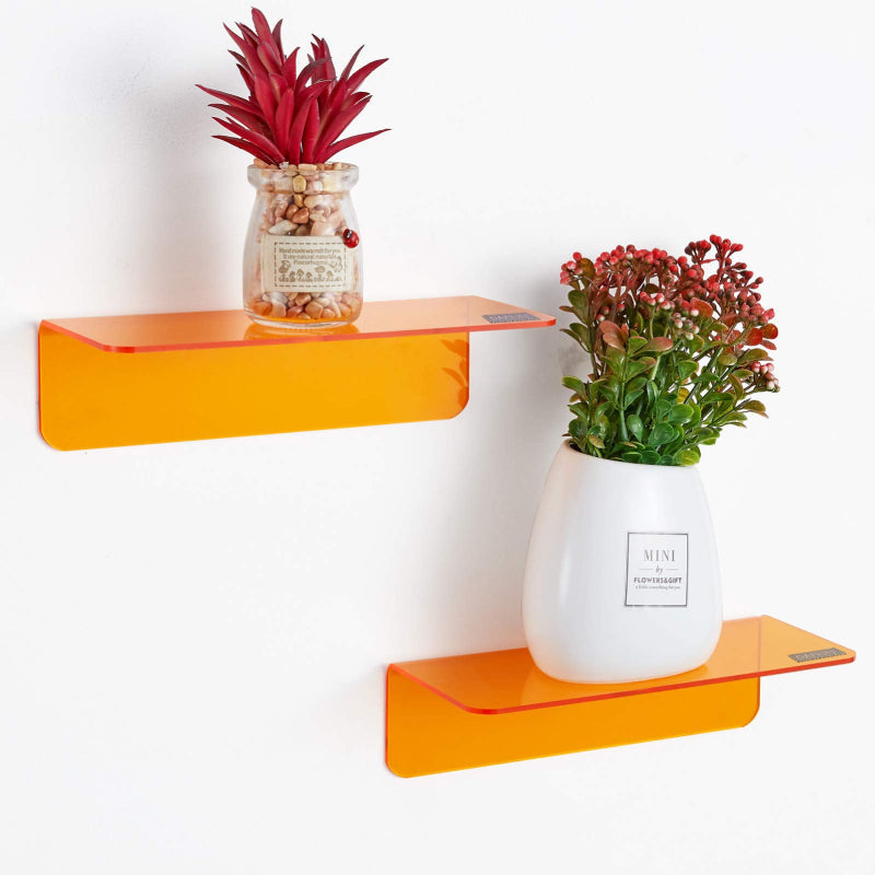 BowLift | Neon Acrylic Floating Shelf