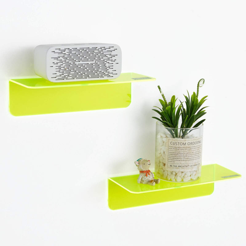 BowLift | Neon Acrylic Floating Shelf