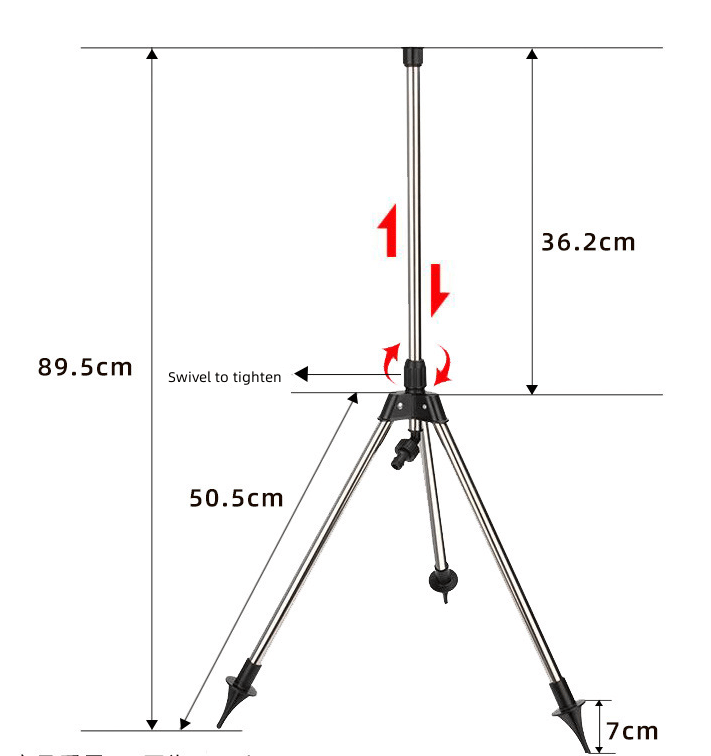 BowLift | 360° Stainless Steel Tripod
