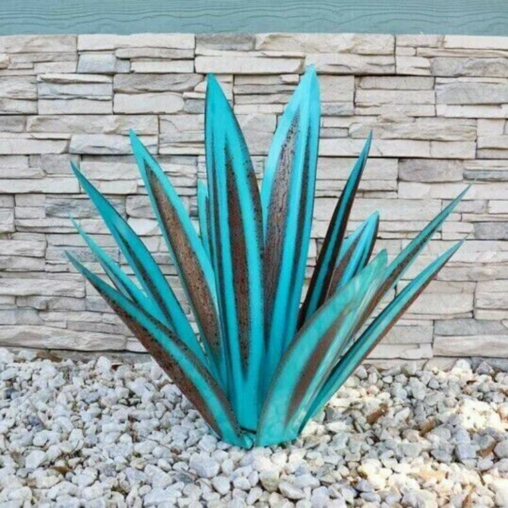 BowLift | Handmade Agave Decorative Plant, Natural Polystone Design