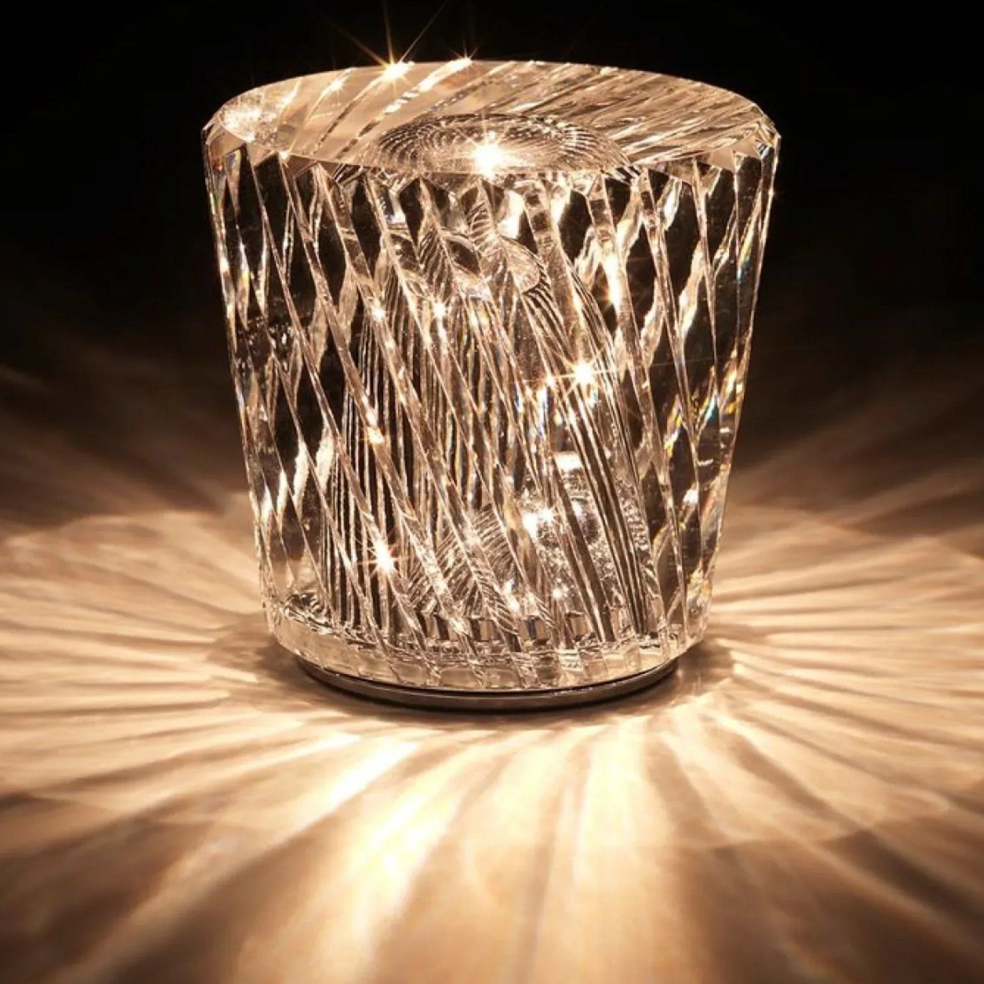 BowLift | Lamp - Luxury Diamond Crystal LED Rechargeable Table Lamp