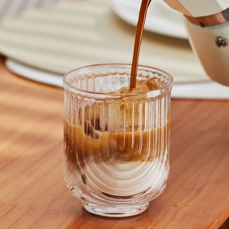 BowLift | American Ice Latte Glass Coffee Mug