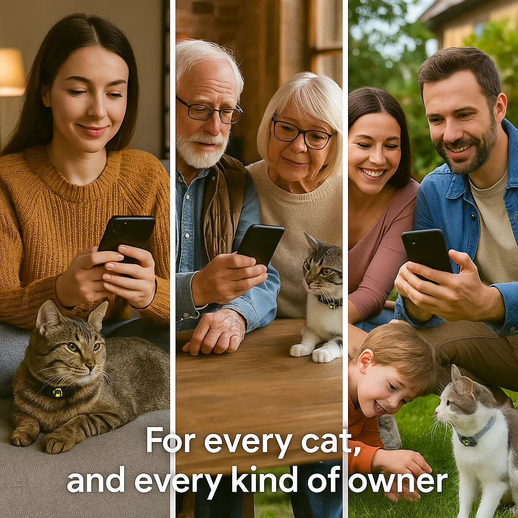 BowLift | #1 Find GPS Cat Tracker with Real-Time Location, Waterproof Design, and Activity Monitoring for Pet Safety and Tracking