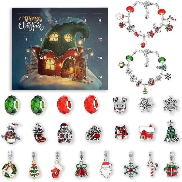 BowLift | DIY 24 Days Christmas Countdown Calendar Bracelets Set