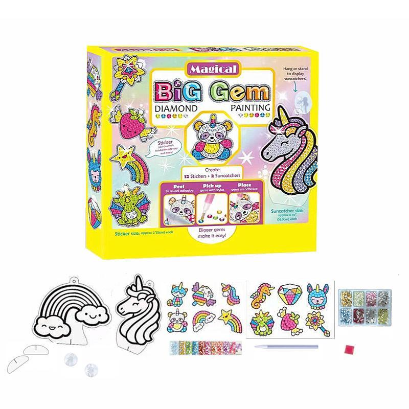 BowLift | Large Gem Diamond Painting Stickers for Kids