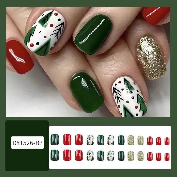 BowLift | 24pcs Christmas False Nail Decal stickers