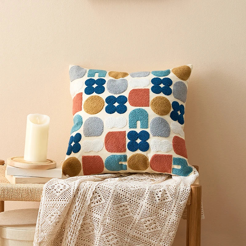 BowLift | Cute Dots Embroidery Pillow Cover