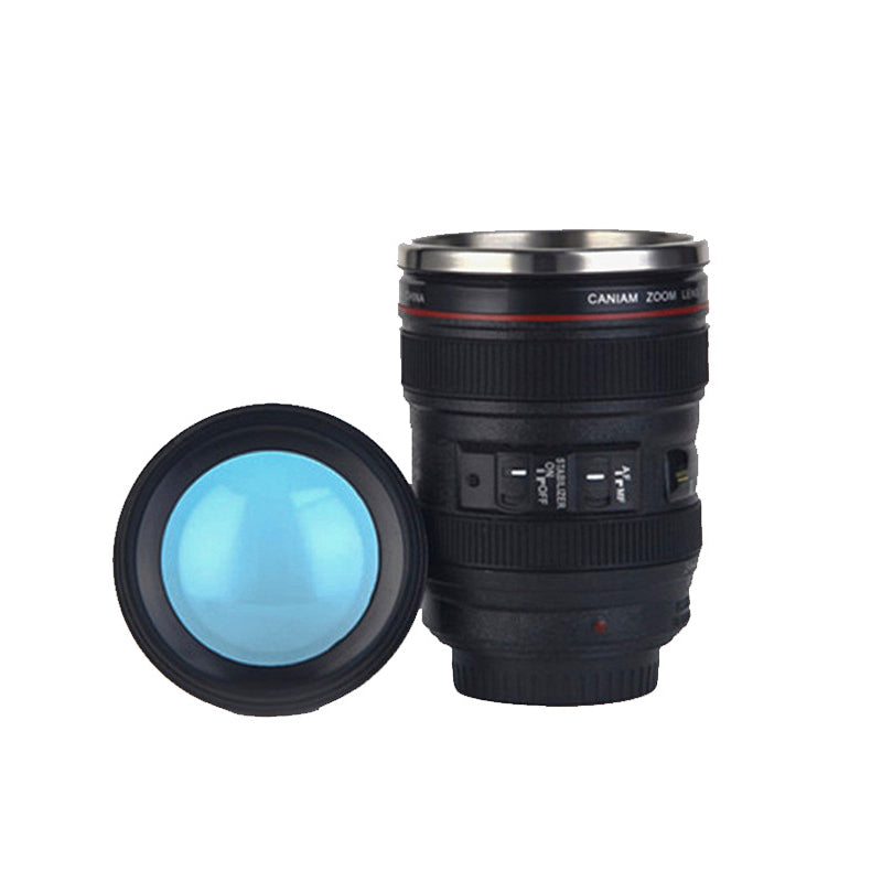 BowLift | Camera Lens Inspired Insulated Cup Coffee Mug