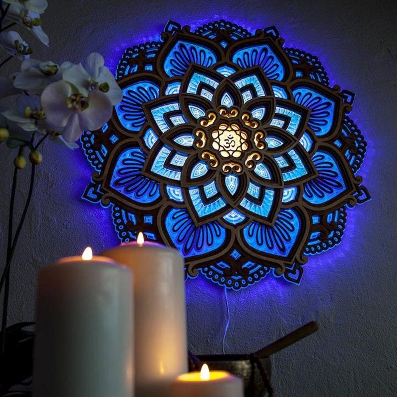 BowLift | Mandala Yoga Room Night Light LED
