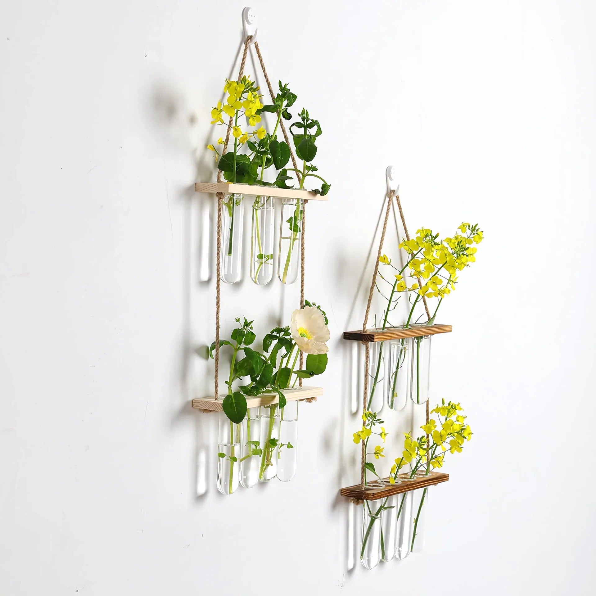 BowLift | Elegant Wooden Hydroponic Wall Vase