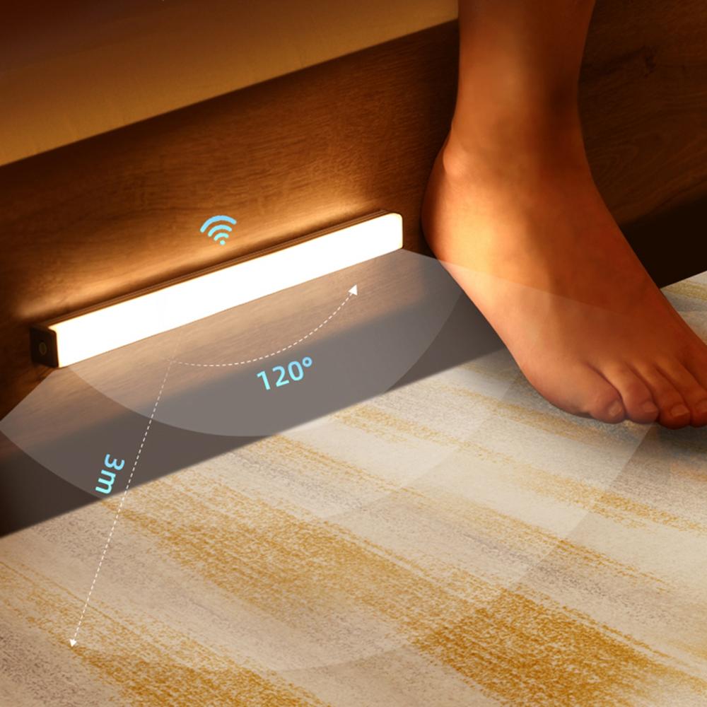 BowLift | LED Night Light Sensor Wooden Bed Frame