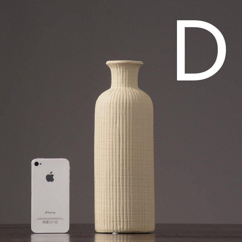 BowLift | Brown Beige Gray Ceramic Flower Vase Pot │ Home Decoration Item