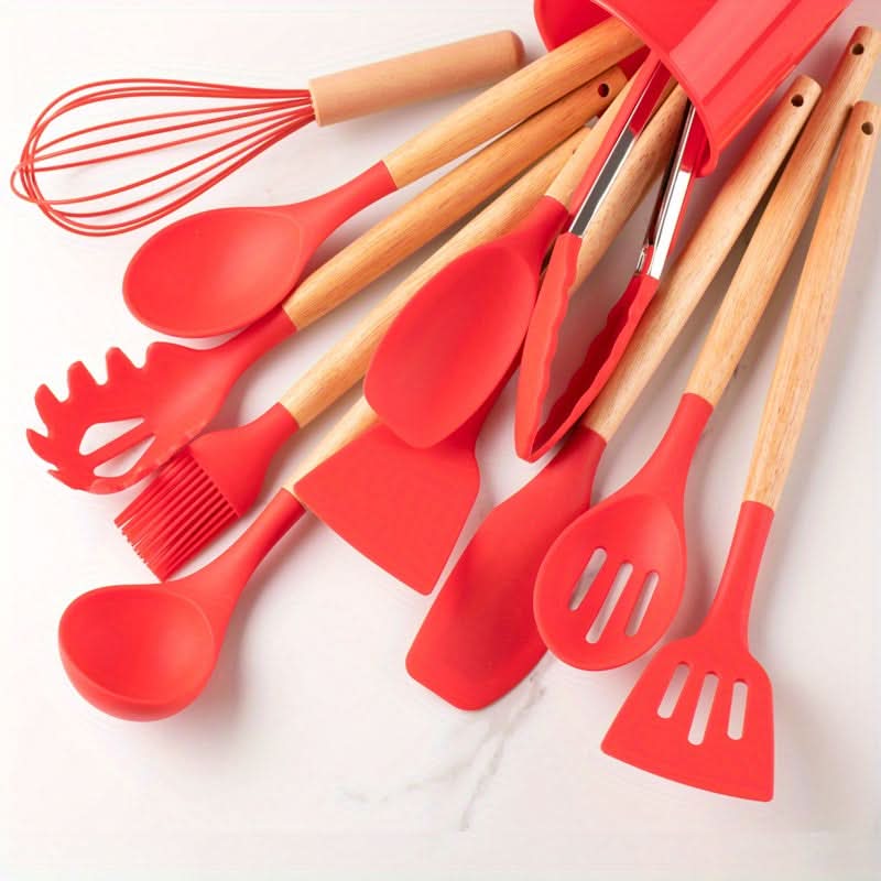 BowLift | SilicoWare – 12-piece kitchen silicone utensils set
