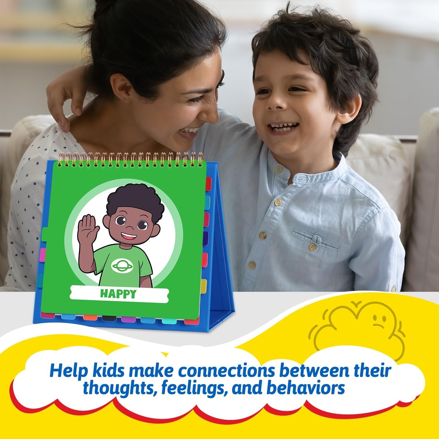 BowLift | Children's Feelings and Emotions Book – A Fun Flipbook for Emotional Awareness!