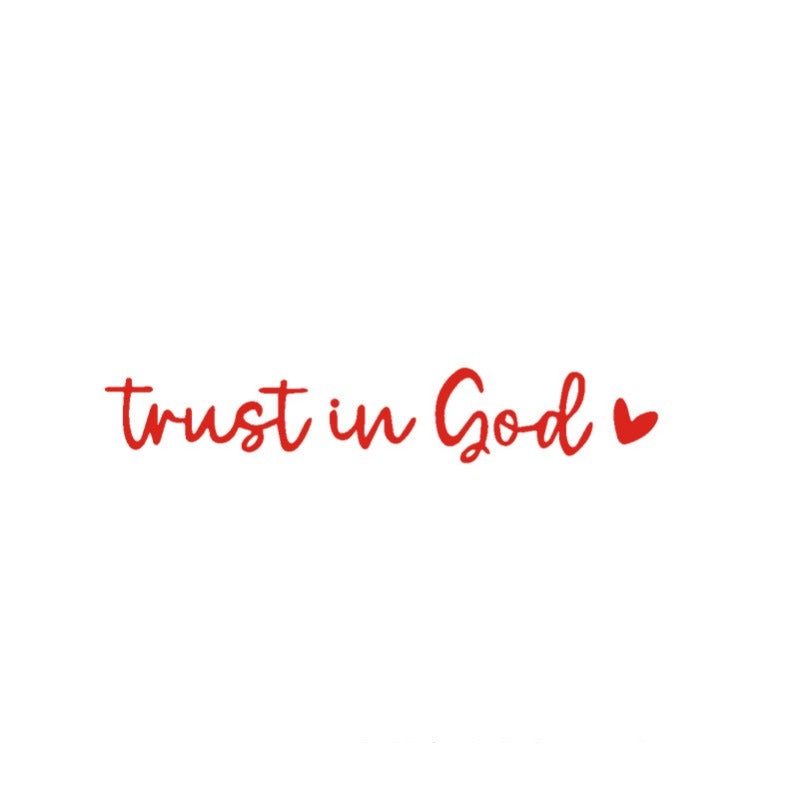BowLift | “Trust in God” Rear-View Mirror Decal