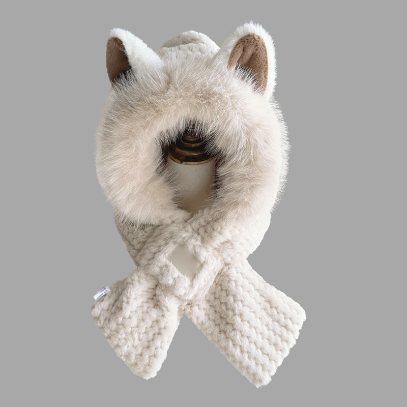BowLift | Sweet Fox Ears 2-in-1 Hat and Scarf
