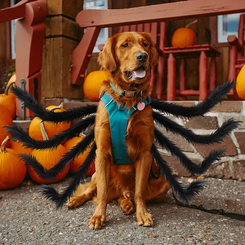 BowLift | Funny Furry Dog Halloween Costume | Spider Design