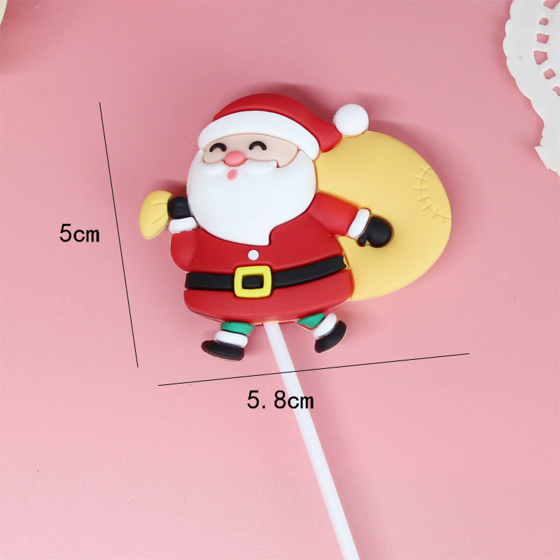 BowLift | Soft Plastic Christmas Cake Decoration Ornaments