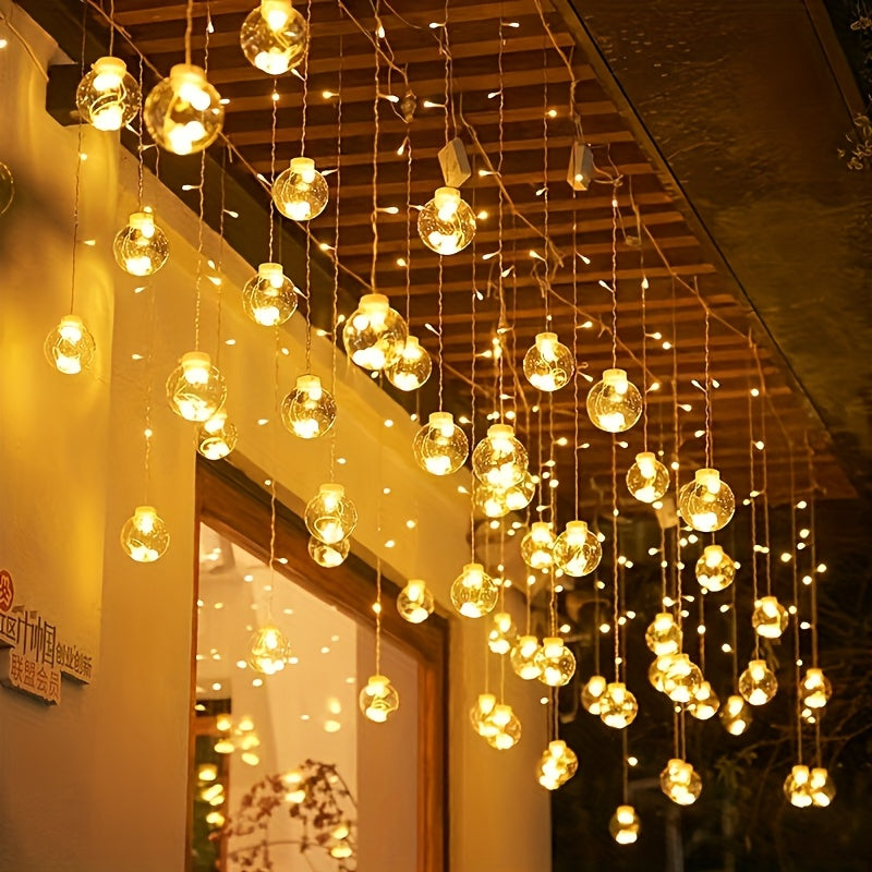 BowLift | Fairy Lights with Hanging Globe Ornaments
