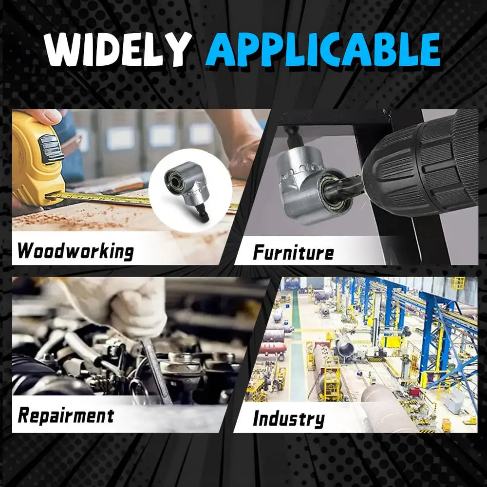 BowLift | 105° Angle Drill Adapter with Magnetic Handle Set