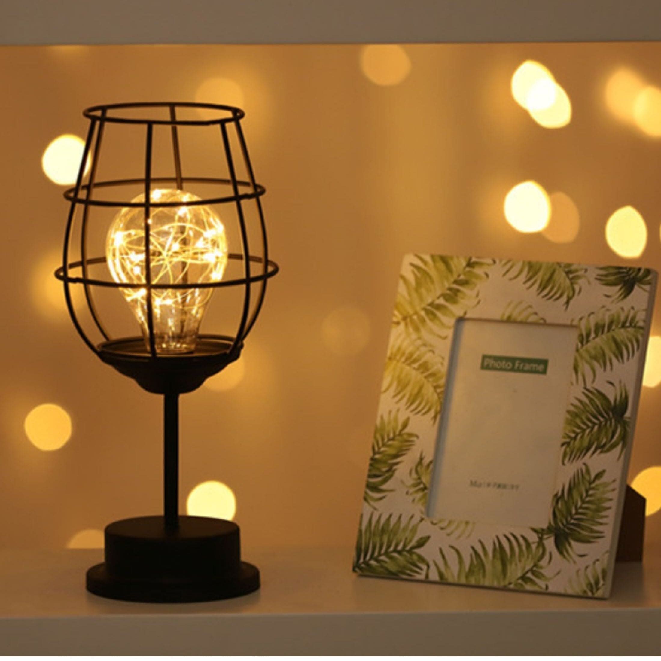 BowLift | Modern Black Table Lamp with Fabric Shade 45cm