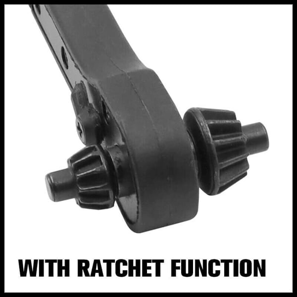 BowLift | 2-in-1 Chuck Ratchet – Ratchet Wrench made of Steel with Non-slip Handle