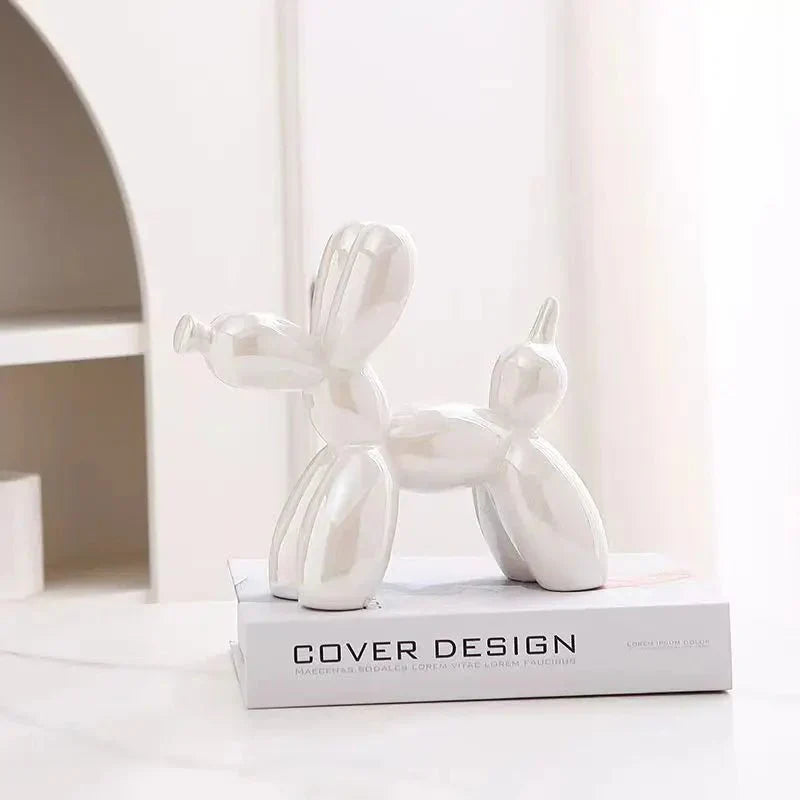 BowLift | Ceramic Glossy Balloon Dog Ornament
