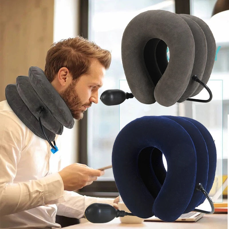 BowLift | Inflatable Cervical Traction Neck Pillow