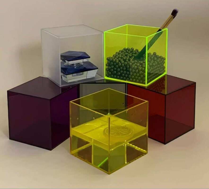 BowLift | Colorful Acrylic Storage Box - Transparent Display Box