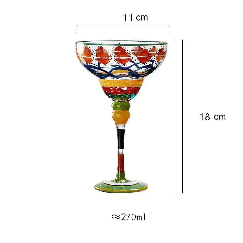 BowLift | Colorful Margarita Cocktail Glass