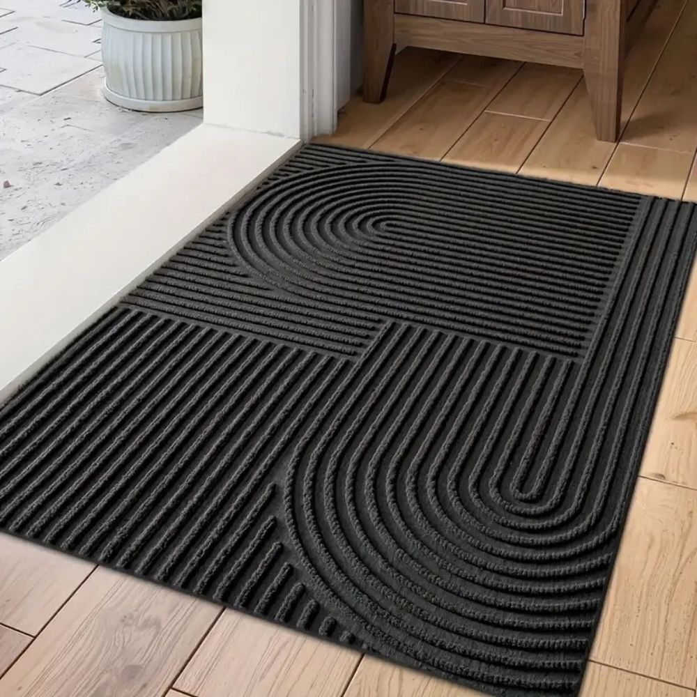 BowLift | CURVIMAT – Absorbent Curved-Line Mat for Modern Entryways