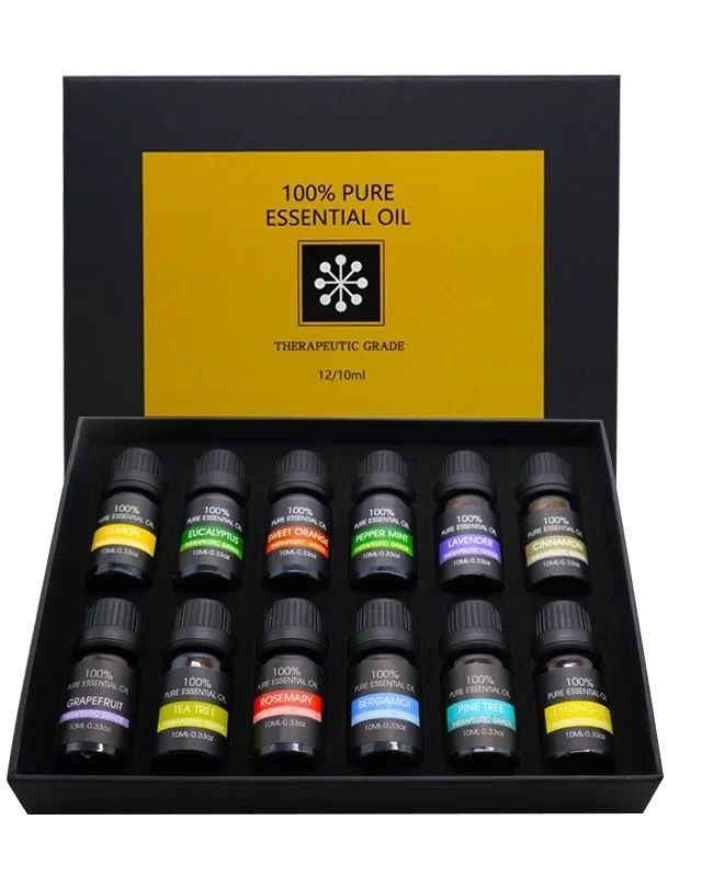 BowLift | Set Of 12 Pure Essential Oils Gift Set