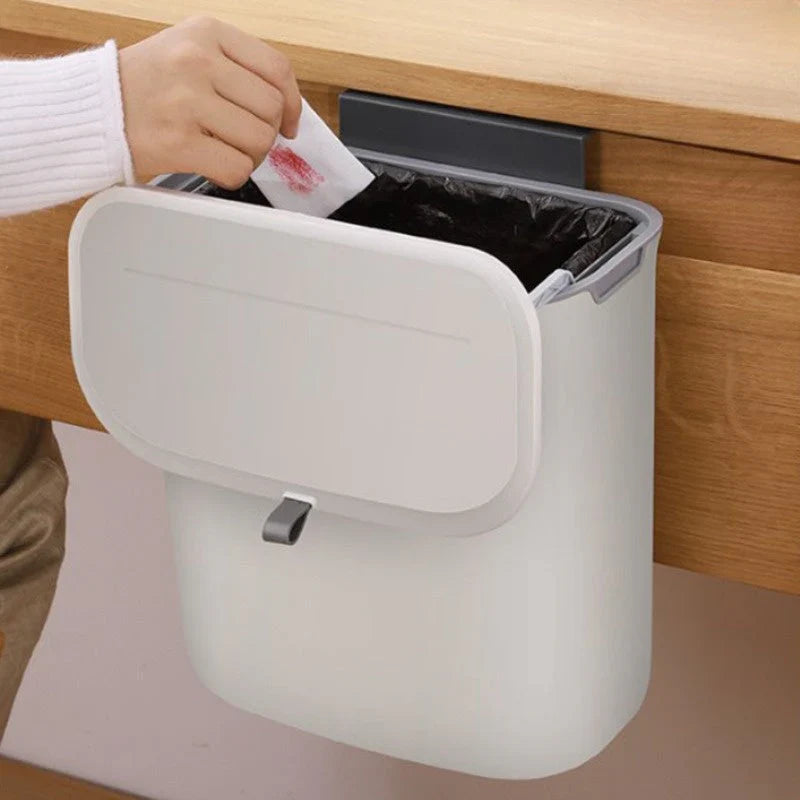 BowLift | Practical Kitchen Trash Can For Wall Mounting – Swiveling Garbage Bin For Kitchen, Bathroom And Office