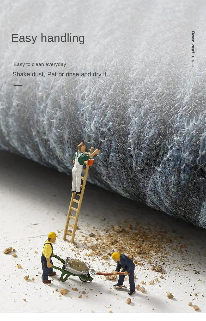 BowLift | Modern, Nordic-style PVC doormat │ Non-slip doormat for the entrance area │ Sand-removing foot mat