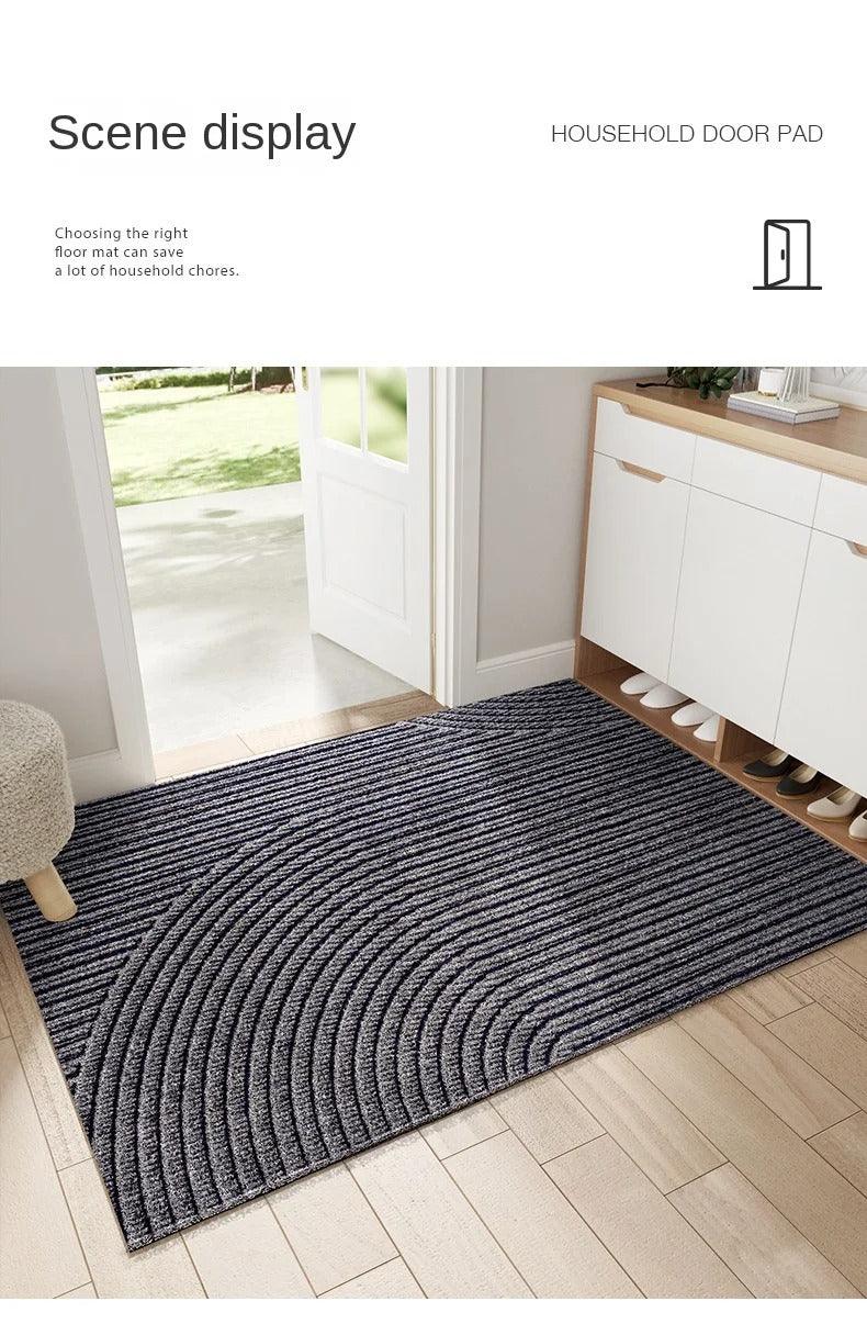 BowLift | Modern, Nordic-style PVC doormat │ Non-slip doormat for the entrance area │ Sand-removing foot mat