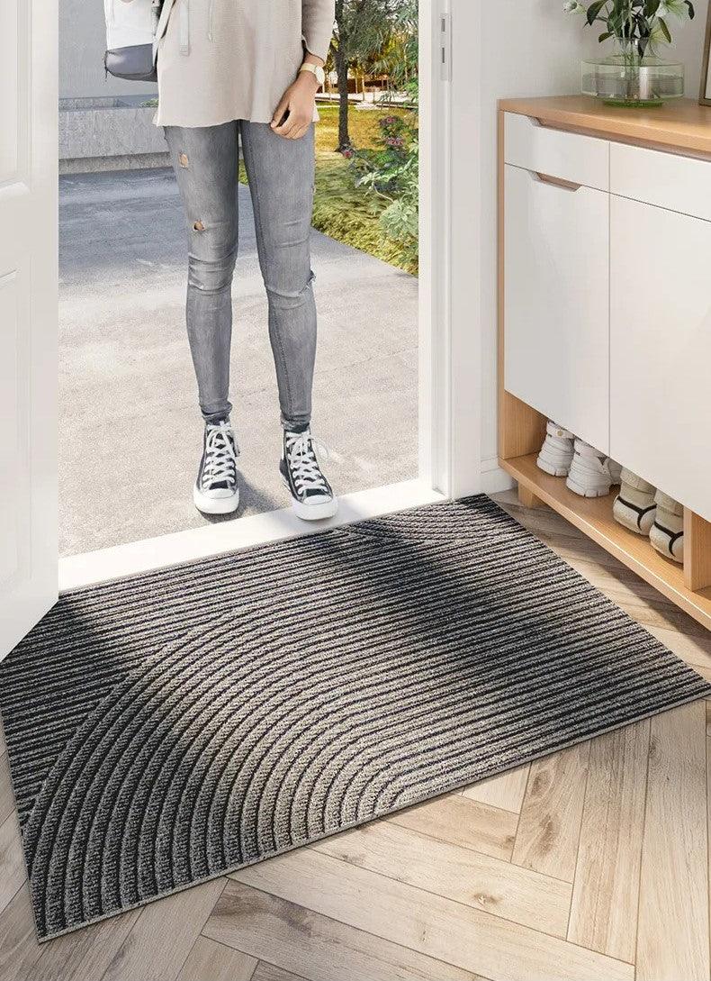 BowLift | Modern, Nordic-style PVC doormat │ Non-slip doormat for the entrance area │ Sand-removing foot mat