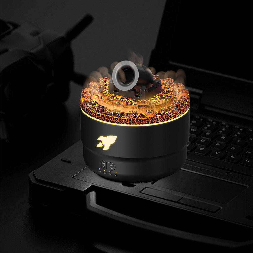 BowLift | Cannon Humidifier Aroma Diffuser Water Mist Night Light Lava Perfect Gift