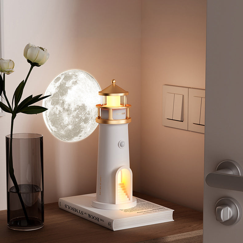 BowLift | Lighthouse Speaker Bluetooth Lamp Moon Shadow Ambient Light Best Gift